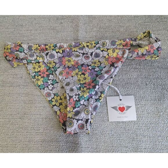 Bikini Lovers Tg. U Bottom Made Italy Size Small Floral Bottom Only - Picture 1 of 7